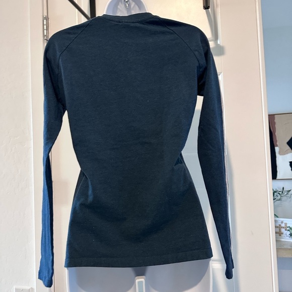 Adidas Navy Long Sleeve Shirt - Picture 2 of 3